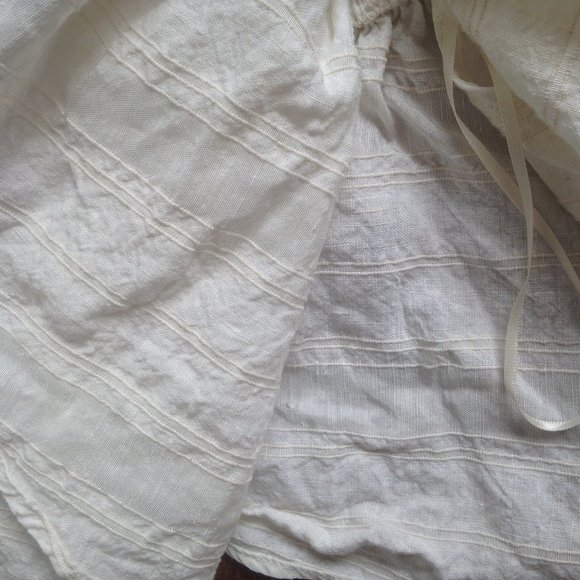 Reformation - Ivory Off The Shoulder Crop Top - Picture 9 of 16